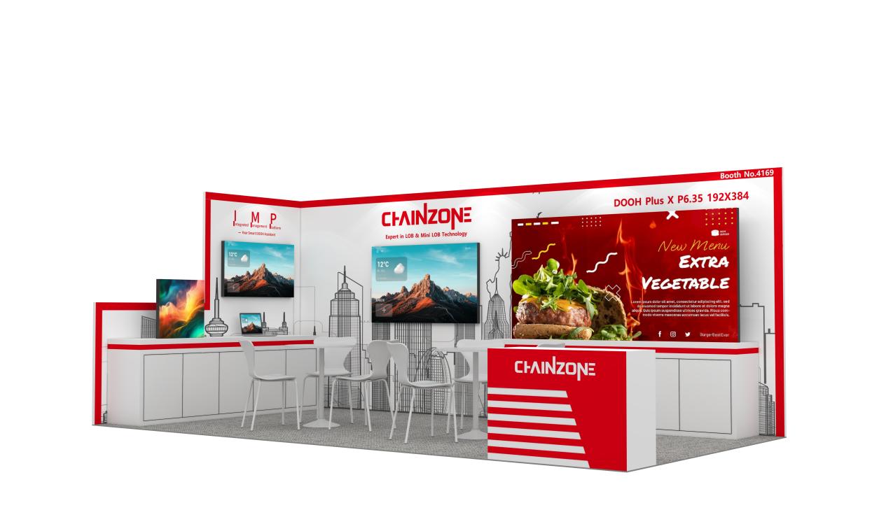 Chainzone Booth at the ISA 2025