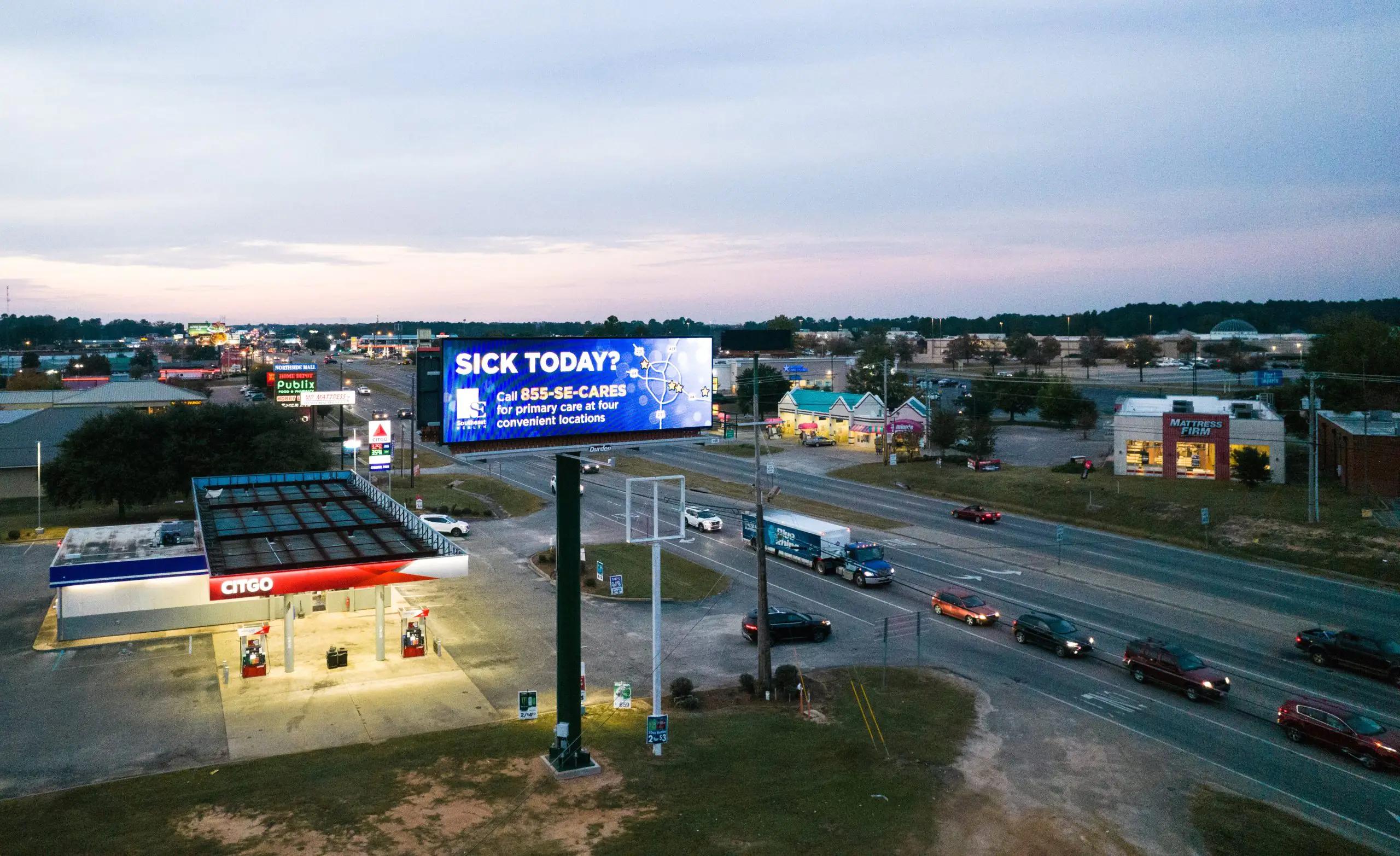 how much does an outdoor led billboard cost