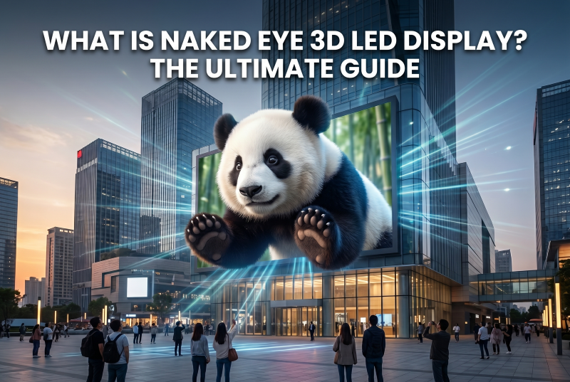 what is naked eye 3d led display