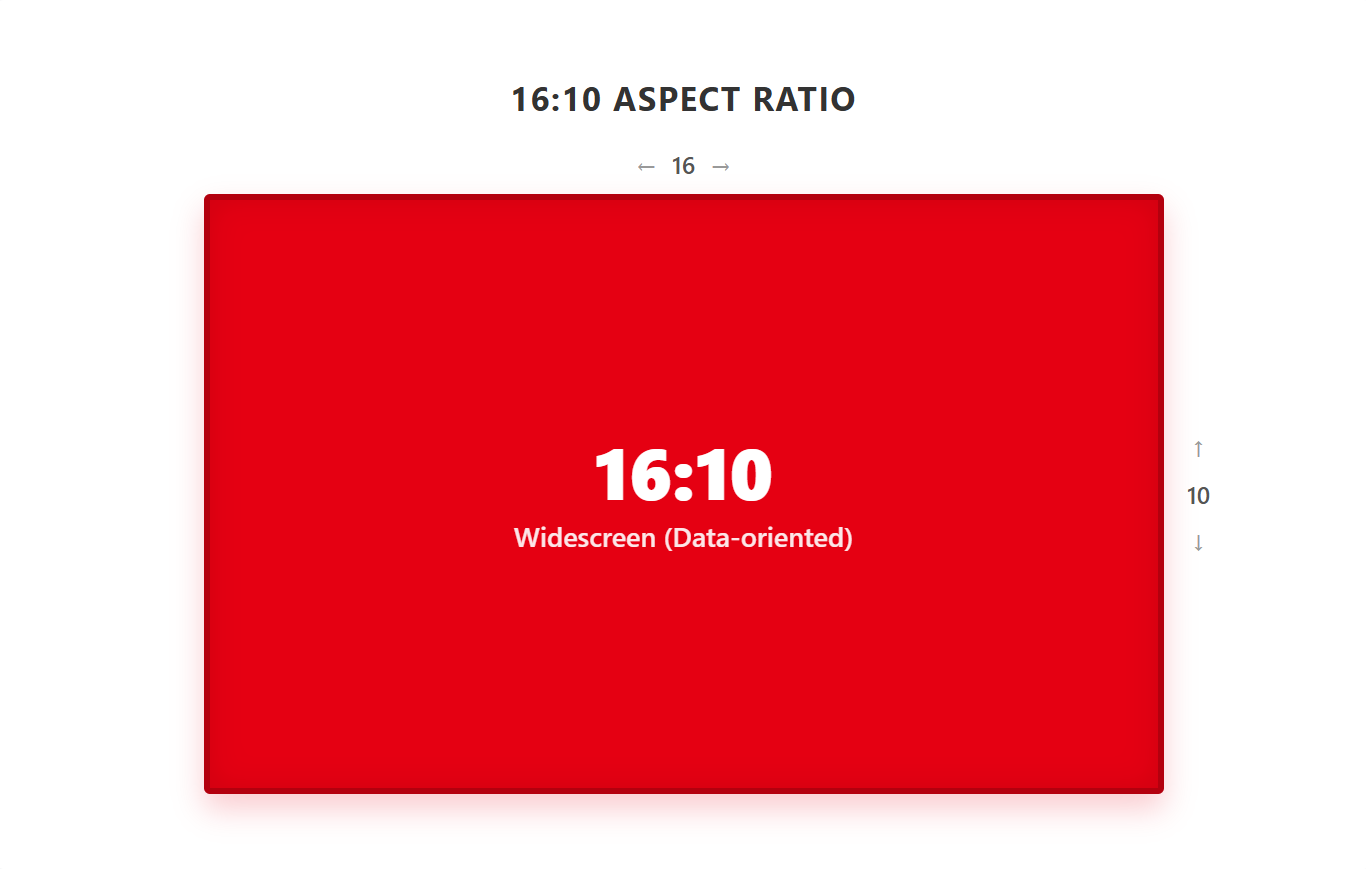 16 10 aspect ratio