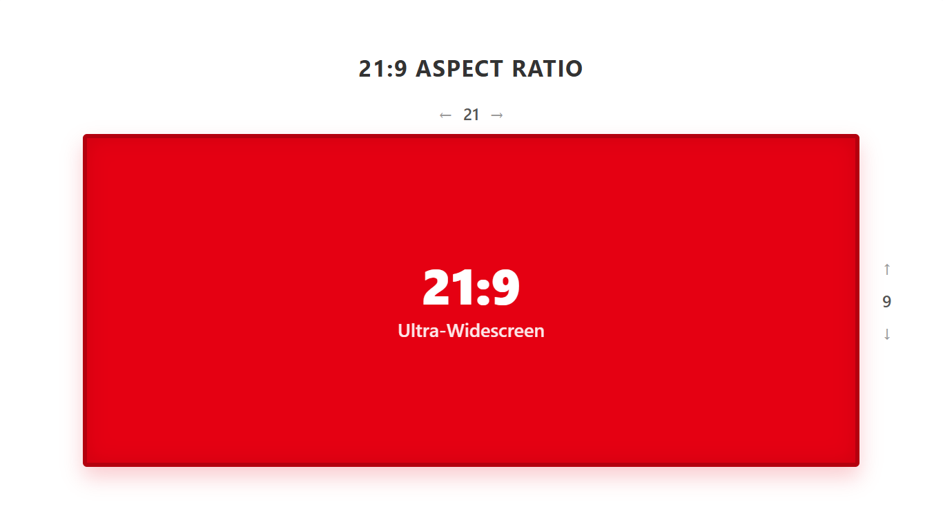 21 9 aspect ratio