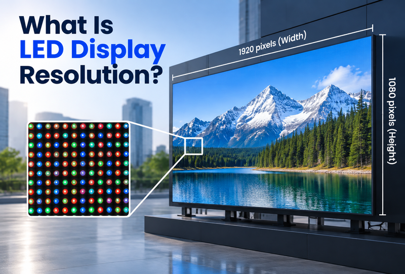 what is led display resolution